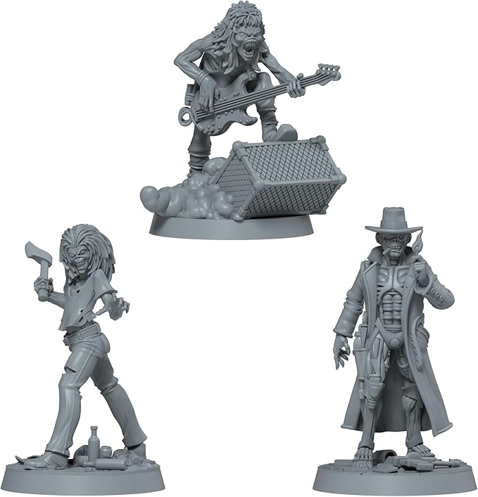 Zombicide Iron Maiden Character Pack #2 - Eddie Miniatures and Game Enhancements! Cooperative Strategy Board Game Ages 14+ 1-6 Players 60 Minute Playtime Made by CMON