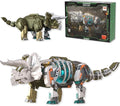 Dinosaur Toy Building Sets Mechanical Dino Buildings Blocks Set for Boys Girls 12+Teens Adults Creative Model Kits Home Room Office Decor Birthday Triceratops 1180PCS