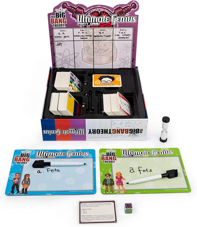 Big Bang Theory TV Show Ultimate Genius Party Game for Teens Adults and Kids 12 and Up