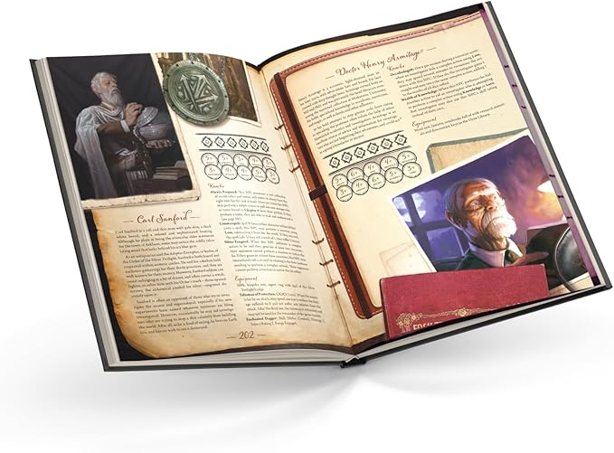 Asmodee Arkham Horror The Roleplaying Game CORE RULEBOOK - Dive into 1920s Asmodee Arkham's Mysterious World! Immersive RPG Adventure for Kids &amp Adults Ages 14+ 2-6 Players 1+ Hour Playtime