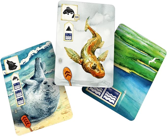 Meadow Downstream Board Game EXPANSION | Strategy Adventure Nature Fun Family for Adults and Kids Ages 10+ 1-4 Players Avg. Playtime 60-90 Minutes Made by Rebel(REBMEAD3)