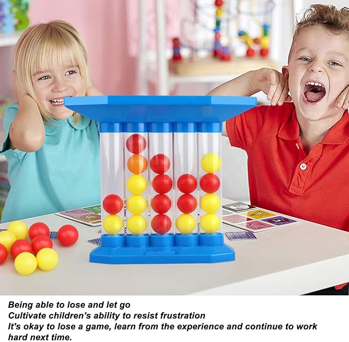 Exciting Bounce Ball Game Plastic Jumping Top Board Game for Adults Kids &amp Family - Ideal for Birthday &amp Party Games