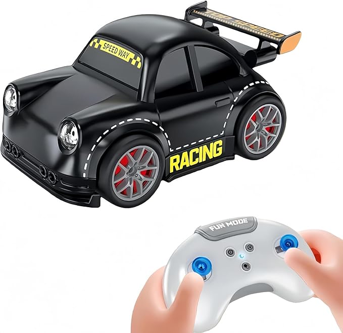 3-in-1 Smart RC Car with Follow &amp Escape Modes 360° Stunt Drift Voice/Light Effects and Pet Play Mode 4WD Remote Control Car Toy for Kids and Cat Dogs