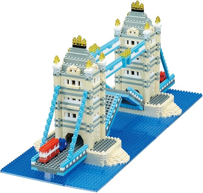 nanoblock - World Famous - Tower Bridge Deluxe Edition Advanced Hobby Series Building Kit
