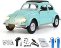 Remote Control Car 1:16 Scale Classic Model Toys Car for Kids 4CH Full Scale Toy Rear Wheel Drive LED High Beam 1950 Model Toys Birthday for Boys Girls