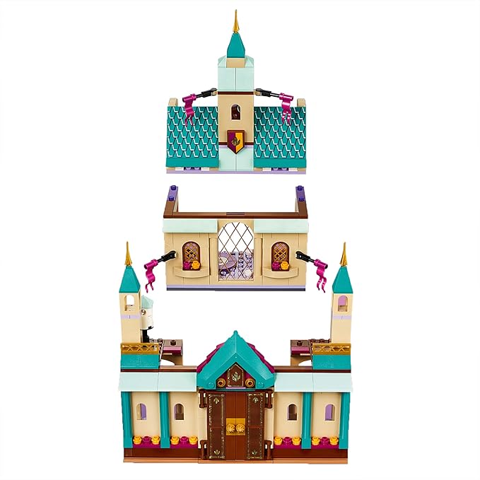LEGO Disney Frozen II Arendelle Castle Village 41167 Toy Castle Building Set with Popular Frozen Characters for Imaginative Play (521 Pieces)