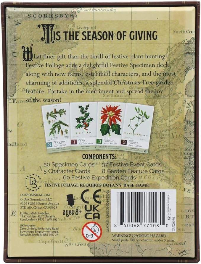 Botany: Festive Foliage Expansion | Family Strategy Game for Young Botanists and Adults | Ages 8+ | for 2-5 Players | Average Playtime 45-90 mins | Perfect for Game Night