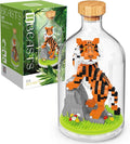 Creative Tiger Toy Building SetAdult Mini Animal Friend SetParty Favors Gift for FriendAnimal Lover Office Home Decor Tiger Building Block KitNew Year Easter Birthday Gift for Family