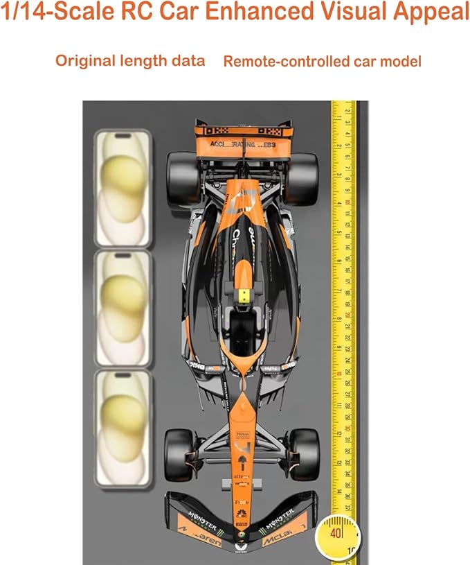 1/14 F1MCL Alloy Remote Control Car Formula 1 Collector Edition Adult RC Racing Car Model Gift for Hobbyists