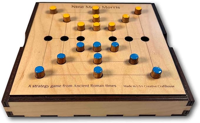 Nine Mens Morris – Strategy game from ancient Rome. Premium version made in USA