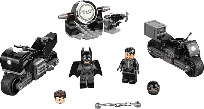 Lego DC Batman: Batman &amp Selina Kyle Motorcycle Pursuit 76179 Building Kit Cool Super-Hero Toy for Kids Aged 6+ (149 Pieces)
