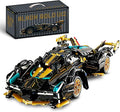 1:14 V12 Technic Super Sports Cars Model Sets - 1314 PCS Black Gold MOC Building Block Car Raceing Engineering Toys - Gift Idea for Adults Boys Girls for Play and Display Collection