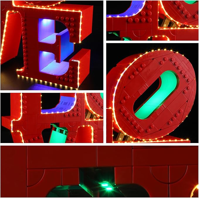YEABRICKS LED Light for 31214 Art Love Building Blocks Model (Building Set NOT Included)