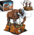 Huge Mammoth Fossil Building Kit with Habitat Base Elephant Crossing Toys Compatible with Lego Animal Dinosaur SetsBirthday Gift for Adults &amp Kids Aged 14+ 1310 PCS