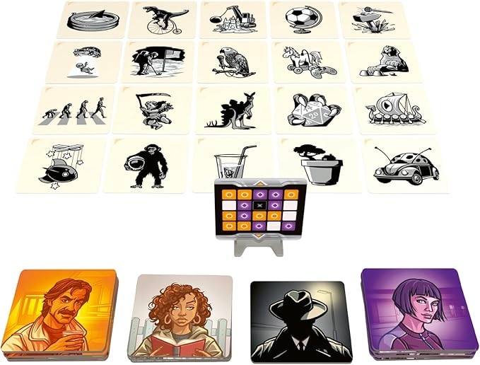 CGE Codenames: Pictures Board Game (2nd Edition) The Top Secret Picture Association Party Game for Friends &amp Family Game Nights 4+ Players