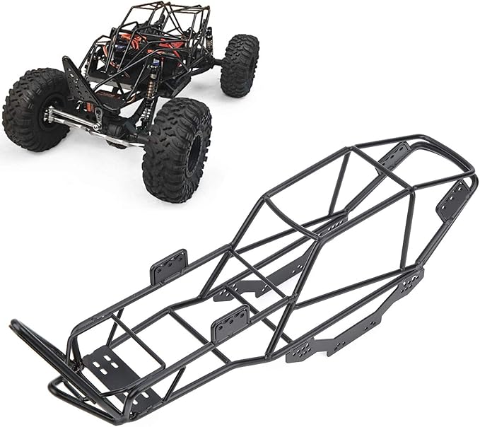 Metal Roll Cage Full Tube Frame Body Chassis for Axial SCX10 1/10 RC Crawler Truck Parts 1/10 rc Crawler Chassis Metal Tube Chassis Vehicle Scale Accessories