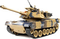 1/18 US M1A2 Army Tank 2.4GHz Remote Control Model Toys Smoke &amp Sound &amp LED Lights &amp Recoil Effects. RC Tank Perfect Collectible6+ Gift Kids and Adults