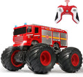 Remote Control Fire Truck Monster Truck Toy1/18 RC Fire Truck2.4GHz Offroad Hobby RC Racing Car with LED High Speed Best Gift for Kids