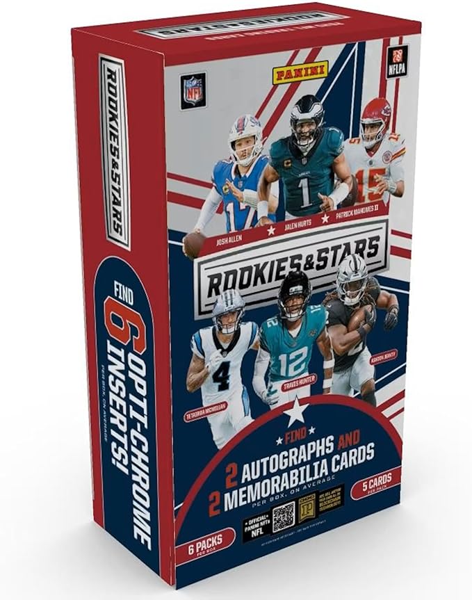 Panini 2025 Rookies &amp Stars Football Hobby Box