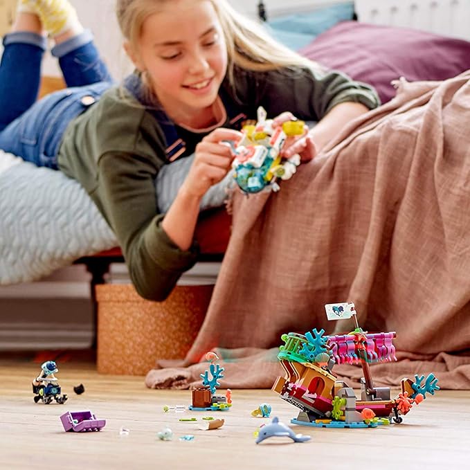 LEGO Friends Dolphins Rescue Mission 41378 Building Kit with Toy Submarine and Sea Creatures Fun Sea Life Playset with Kacey and Stephanie Minifigures for Group Play (363 Pieces)
