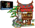 JMBricklayer Medieval Town Bakery Building Set 30111 Adults Modular Buildings House Kit Creative Street View Blocks Model Toy Collection Display Office Room Decor for Teens Adults
