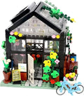 General Jim's Modular Building Block Set Greenhouse Botanical Flower Garden House MOC Building Set