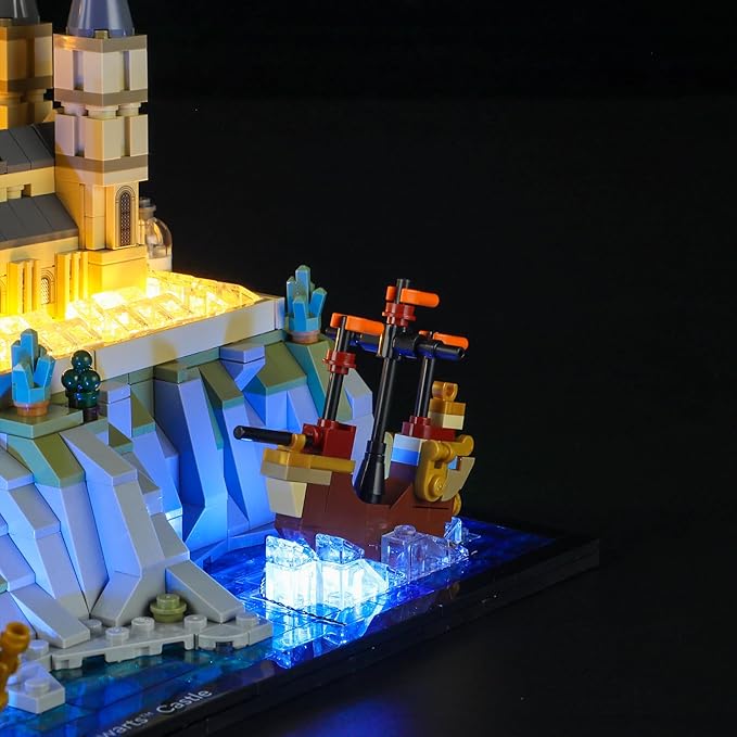 BRIKSMAX Led Lighting Kit for LEGO-76419 Hogwarts Castle and Grounds - Compatible with Lego Harry Potter Building Set- Not Include Lego Set