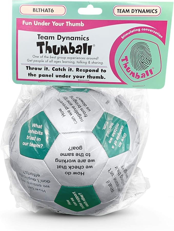 Trainers Warehouse 6 Thumball Collection 32 Prompts for Conversation Team Building Relationship and Training