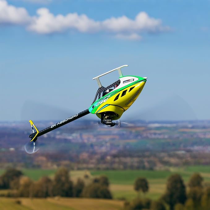 OMPHOBBY M2 V3 PRO RC Helicopter for Adults Support APP Tuning &amp Telemetry 6CH 3D Brushless Direct Drive Lightweight 320g OFS3 Flight Control 200-Class Mini Helicopter for Outdoor Pink PNP