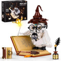 Ideas Magic World Owl Building Set MOC Creative Bird Animal Building Set with Light Collectible Hary Bird Model Toys Gifts for Teens Adults 14+ (1162 PCS)