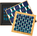 Printworks Lacquered Chess – Athena – Multi-Color Wooden Chess Set with Solid Wood Board – Elegant Coffee Table Game for Adults – Multilingual Instructions Included