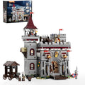 Medieval Castle Armory Lighting Building Bricks Set - Middle Ages City Town Modular Collection Display Kit with Minifigures 2895 Pcs for Adults &amp Teens