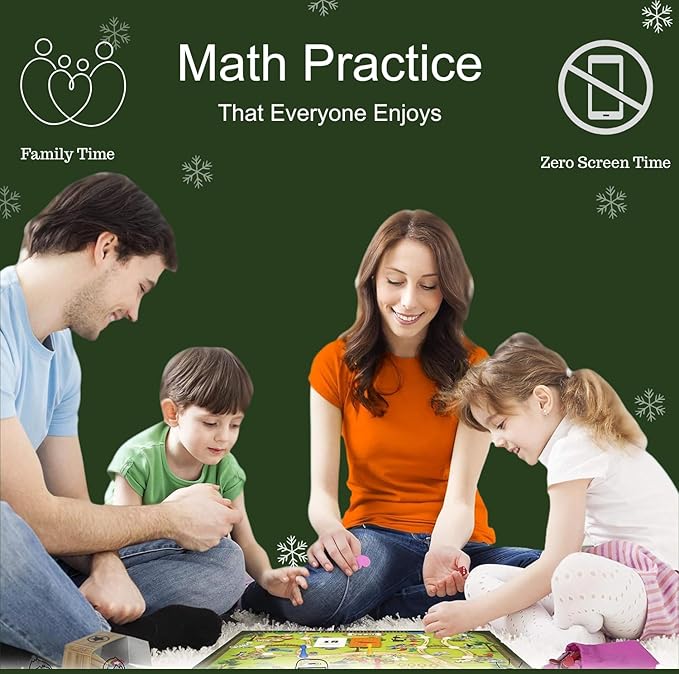 Multiplication and Division Game - Fun Math Board Game Easy Start STEM Toy Educational Gift for Kids (Girls &amp Boys) Homeschoolers Grade 1 and Up (Pet Me)