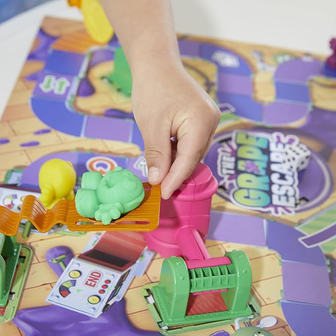 Hasbro Gaming Grape Escape Board Game for Kids Ages 5 and Up Fun Family Game with Modeling Compound