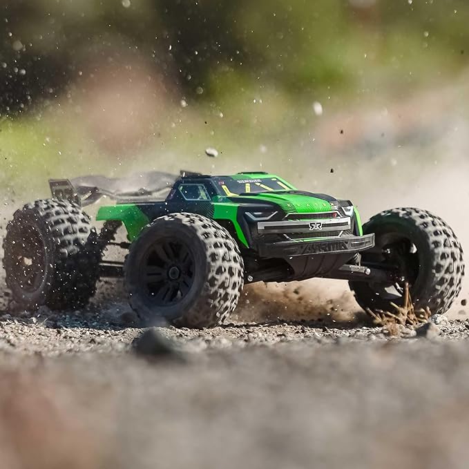 ARRMA RC Truck 1/8 KRATON 4X4 6S BLX BRUSHLESS V6 Speed Truck RTR (Lipo Battery and Charger Not Included) (Green/Black) ARA8608V6T3