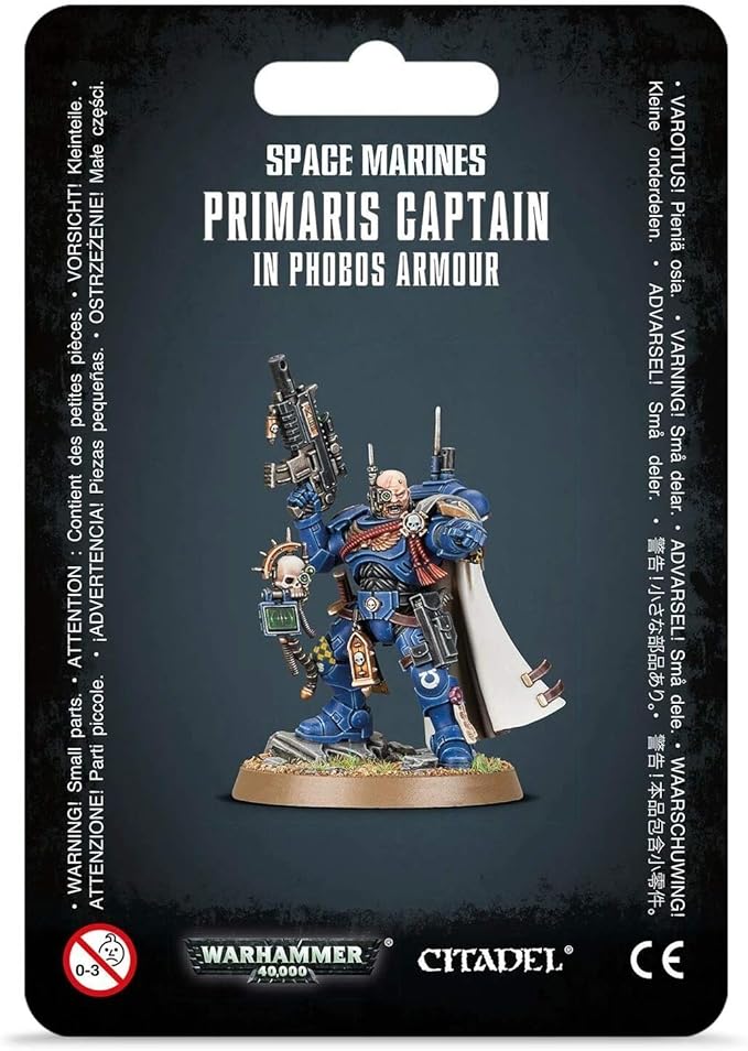 Games Workshop Warhammer 40000 40k Space Marines Primaris Captain in Phobos Armour