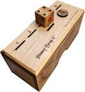 Penny Drop II Wooden Dice Game – Handmade Family Game with Maple Wood Lid