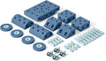 PLAYSMOL MODU Dreamer Set – Large Building Blocks for Toddlers &amp Kids 25 Different Creations Children Toys &amp Gifts Easy Assembly and Responsibly Made (Blue)