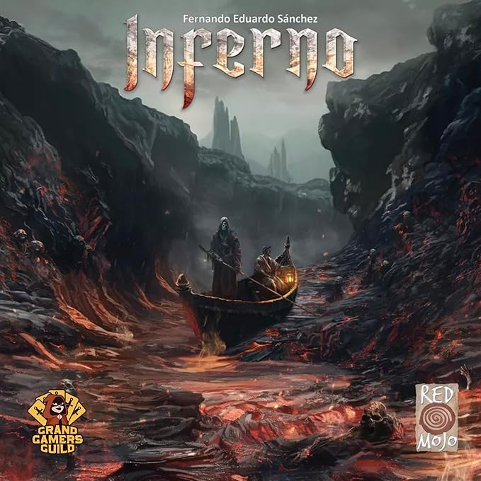 Grand Gamers Guild Inferno - Worker Placement Strategy Game for 1 to 4 Players Ages 14+