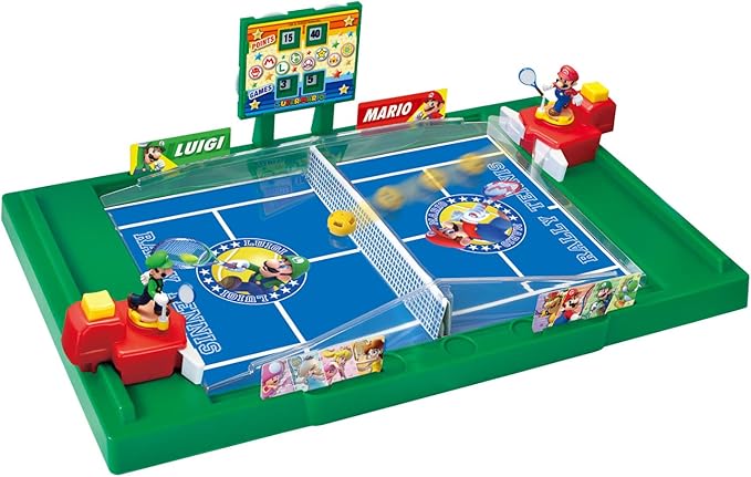 EPOCH Games Super Mario Rally Tennis Tabletop Skill and Action Game