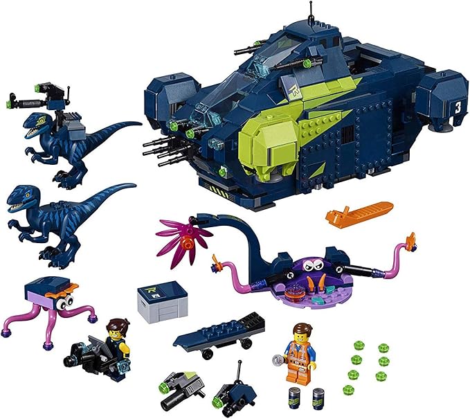 LEGO THE LEGO MOVIE 2 Rex’s Rexplorer! 70835 Building Kit Spaceship Toy with Dinosaur Figures 2019 (1172 Pieces)