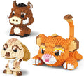 Lion Warthog Meerkat Mini Building Blocks Sets Not Compatible with Lego Animals 1856 PCS Micro Mini Building Toy Bricks for Adults Party Favors for Kids Boys Girls 14+