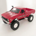 RC Rock Crawler 4x4 WPL C24 RC Truck Off Road RTR 1/16 Scale Remote Control Crawler All Terrain with Proportional Throttle Steering 2.4 GHz Led Light Hobby Toy Adult