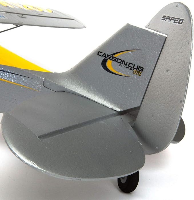 HobbyZone RC Airplane Carbon Cub S 2 1.3m BNF Basic (Transmitter Battery and Charger not Included) with Safe HBZ32500 Yellow