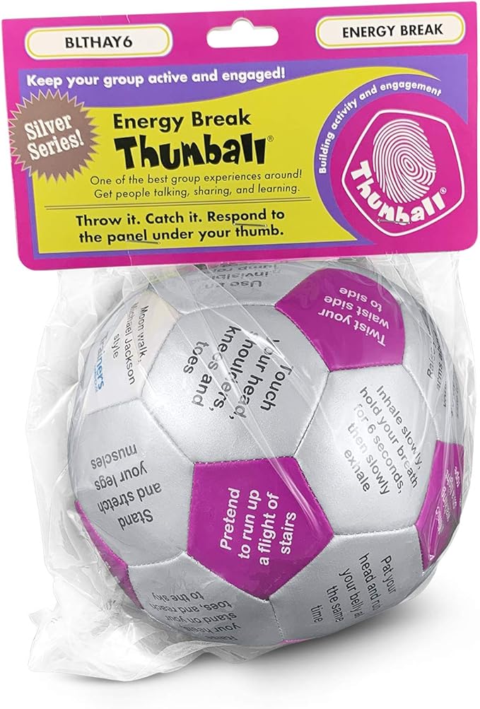 Trainers Warehouse 6 Thumball Collection 32 Prompts for Conversation Team Building Relationship and Training
