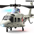 SYMA Remote Control Helicopter - S53H Rescue RC Helicopters with Upgraded Protection System Lifelike Simulation Easy to Fly Educational Toy &amp Gift for Boys Girls Beginners