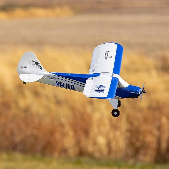 HobbyZone RC Airplane Sport Cub S 2 615mm RTF Everything Needed to Fly is Included/Safe Technology HBZ444000White/Blue
