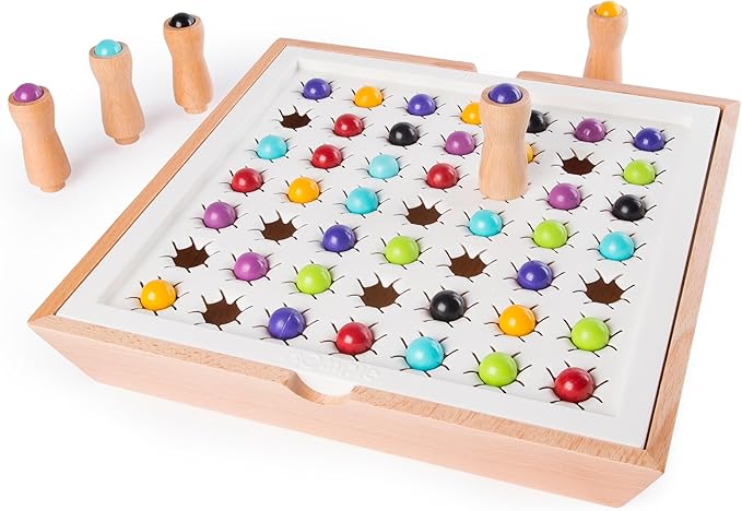 Stomple Game by Marbles Brain Workshop Fun Strategy Game for Kids Aged 8 and up