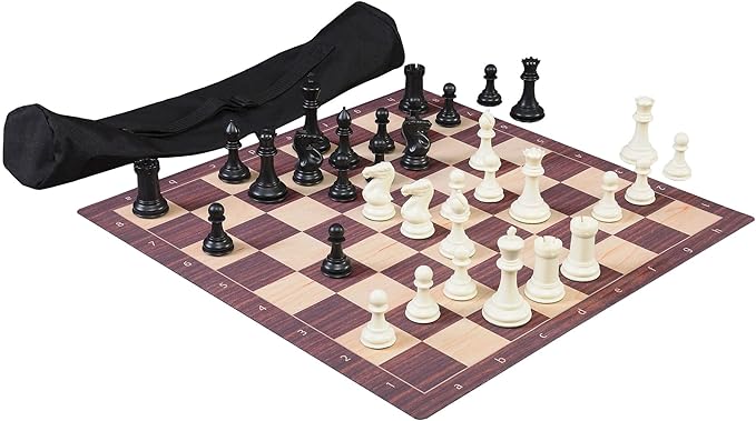 The House of Staunton The World's Greatest Chess Set® - Quadruple Weighted (Indian Rosewood)