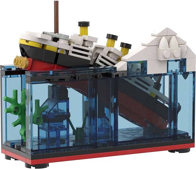 Boat Kits Model Construcrion Sets 247 Pcs Titanic Sink and Break in Half Toy Building Blocks Titanic Cruise Ship Model Toy
